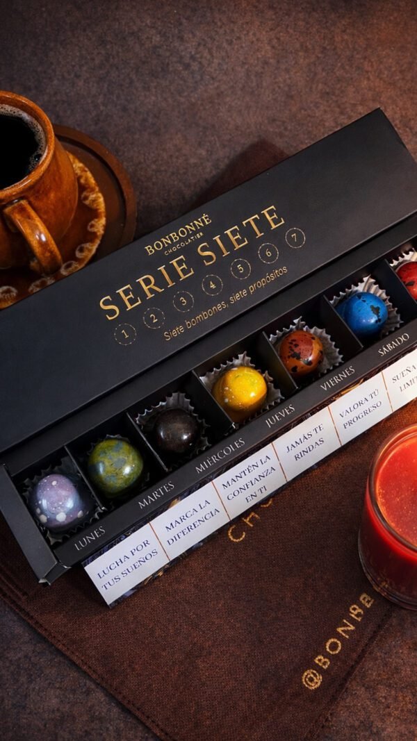 Bombones de chocolate Serie Siete