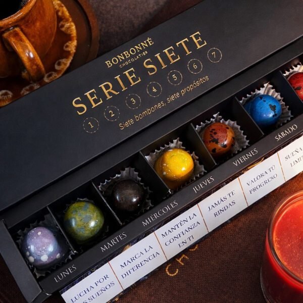 Bombones de chocolate Serie Siete