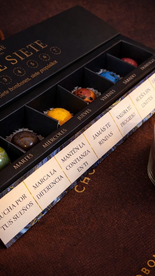 Bombones de chocolate Serie Siete