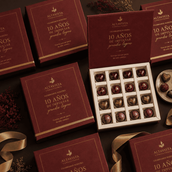 Altura 16 · Bombones personalizados para empresas