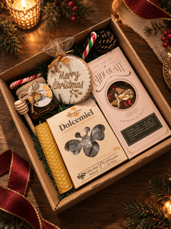 Honey Ritual de Navidad — Caja de Miel y Chocolate Gourmet