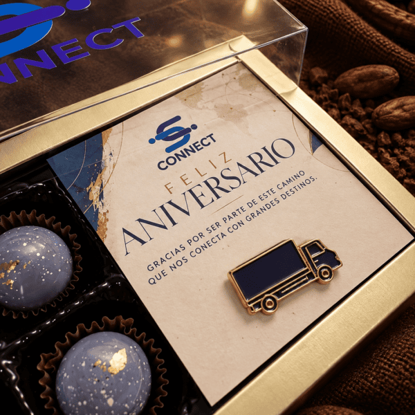 ChatGPT Image 27 sept 2026, 08_26_10 Conecta | Bombones de chocolate y pin personalizado para empresa