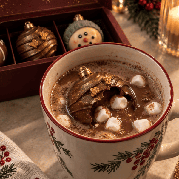 Noche de Invierno — Caja de 4 Chocobombas Navideñas