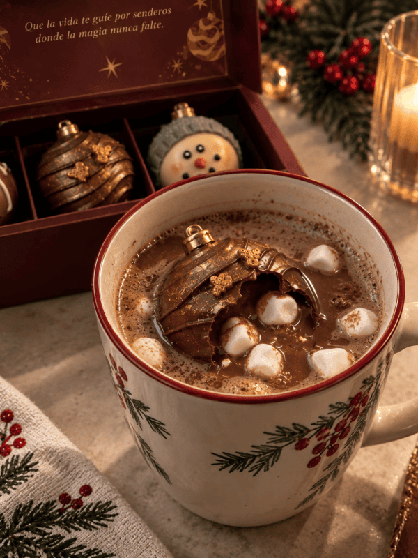 Noche de Invierno — Caja de 4 Chocobombas Navideñas